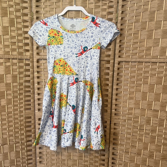 Princess awesome under the sea pattern dress 100% Cotton - Picture 1 of 8